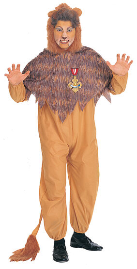 Mens Wizard of Oz Cowardly Lion Costume