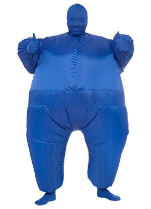 Funny Blue Inflatable Adult Costume