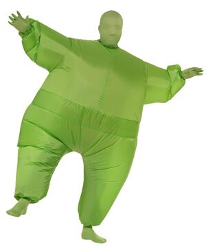 Funny Green Inflatable Adult Costume