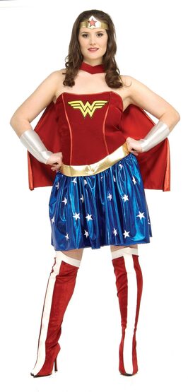 Sexy Plus Size Wonder Woman Costume