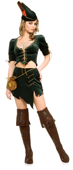 Womens Sexy Princess of Thieves Robin Hood Costume