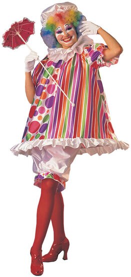 Betty Bright Womens Adult Clown Costume