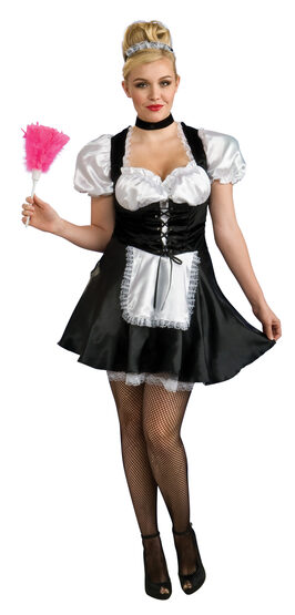 French Maid Plus Size Sexy Costume
