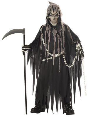 Glow in Dark Grim Reaper Kids Costume