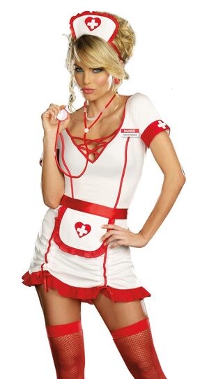Sexy Juana B Sedated Nurse Costume