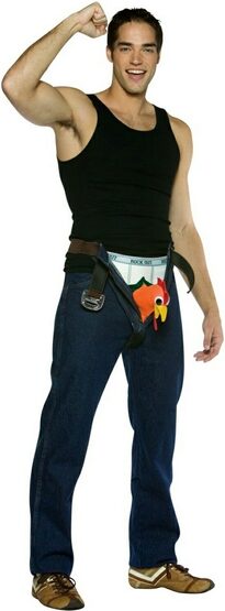 Rock Out with Your C--k Out Funny Adult Costume