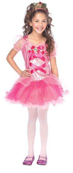 Pretty Pink Princess Kids Costume
