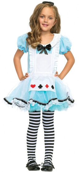 Adorable Alice In Wonderland Kids Costume