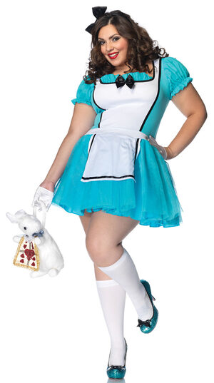 Enchanted Alice in Wonderland Plus Size Costume