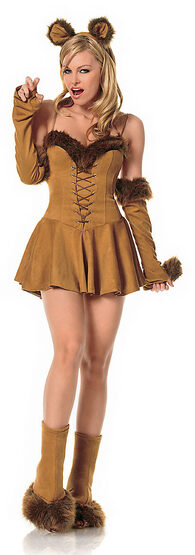 Womens Sexy Cuddly Lion Costume