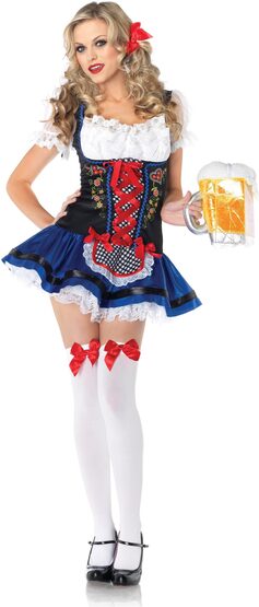Sexy Flirty Frauline Beer Girl Costume