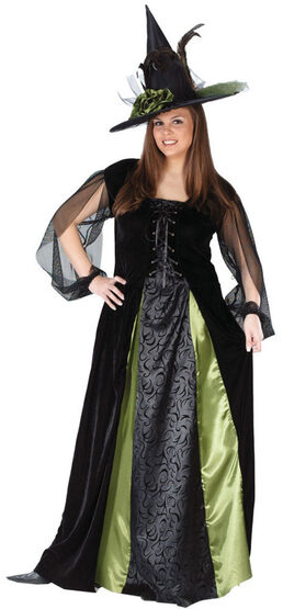 Gothic Maiden Witch Plus Size Costume