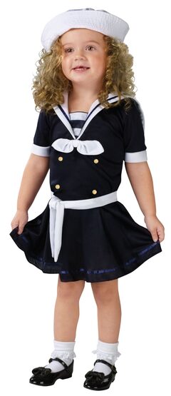 Kids Sea Sweetie Toddler Sailor Costume