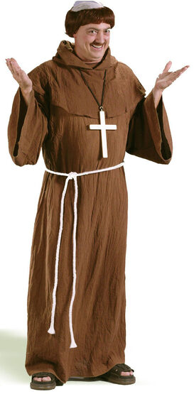Mens Medieval Monk Adult Costume