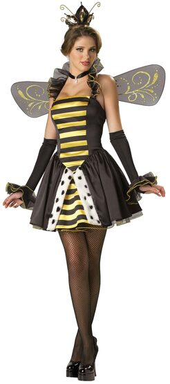Queen Miss-Bee-Have Adult Bumble Bee Costume