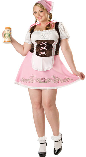 Fetching Fraulein Plus Size Sexy Beer Girl Costume