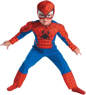 SpiderMan Muscle Chest Toddler Costume
