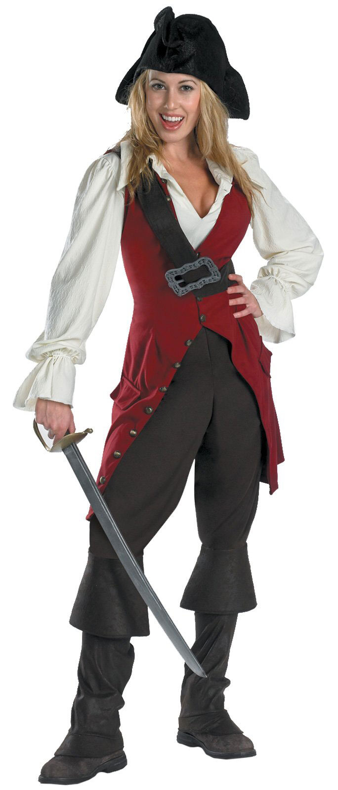 Women's pirates of top the caribbean costume