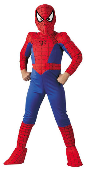 Kids Deluxe Muscle Chest SpiderMan Costume