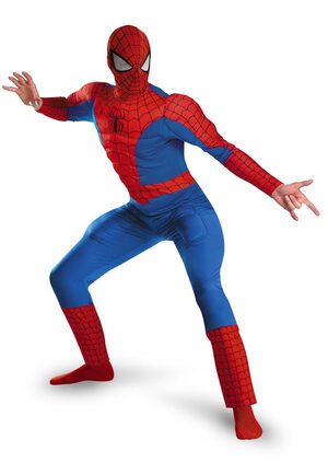 SpiderMan Muscle Chest Deluxe Adult Costume