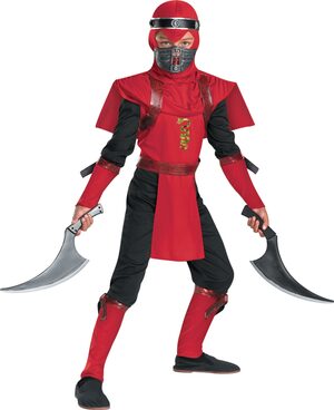 Red Viper Ninja Kids Costume