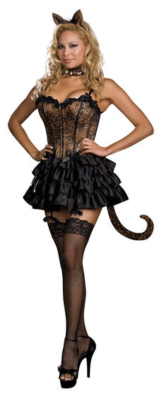 Bonjour Kitty Sexy Plus Size Cat Costume