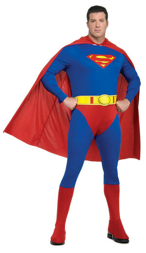 Mens Plus Size Superman Costume