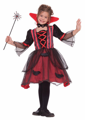 Girls Magical Vampiress Kids Costume