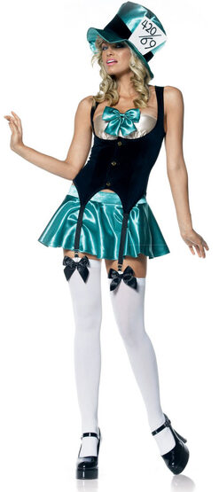 Sexy Tea Party Hostess Mad Hatter Costume