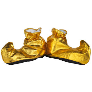 Gold Elf Holiday Shoe Covers