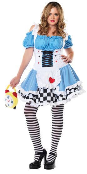 Miss Wonderland Alice Plus Size Costume