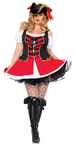 Aye Aye Admiral Pirate Plus Size Costume