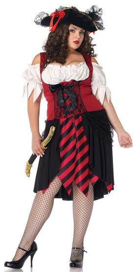 Crimson Pirate Plus Size Costume