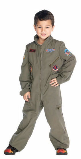 Top Gun Flight Suit Kids Costume