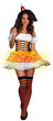 Sexy Candy Corn Cutie Light Up Witch Costume