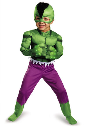 Light Up Hulk Kids Costume