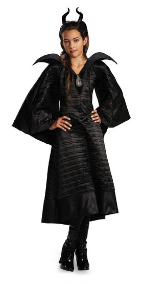 Disney Maleficent Black Gown Kids Costume