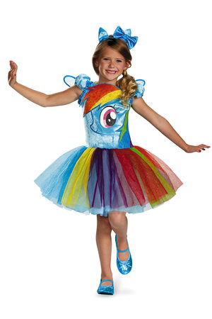 Rainbow Dash My Little Pony Tutu Kids Costume