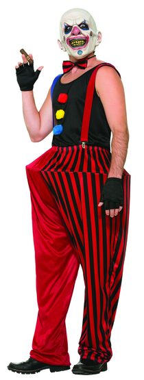 Twisted Clown Scary Adult Costume