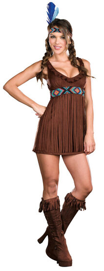 Sexy Tribal Trouble Indian Costume