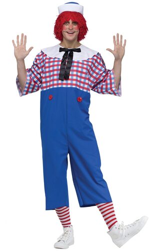 Raggedy Andy Storybook Adult Costume