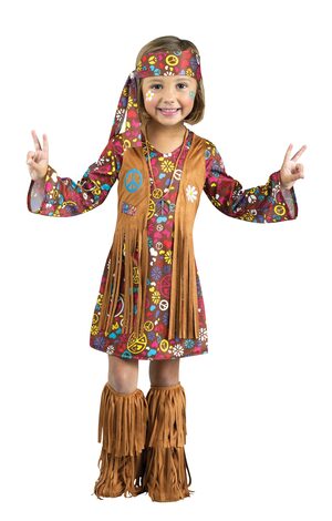 Peace and Love Hippie Kids Costume