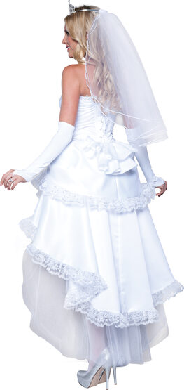 Sexy Blushing Bride Costume - Mr. Costumes
