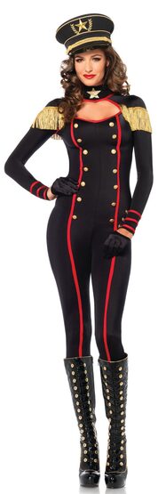 Sexy Military Catsuit Costume