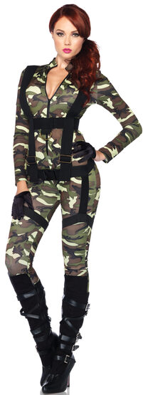 Sexy Pretty Paratrooper Military Costume