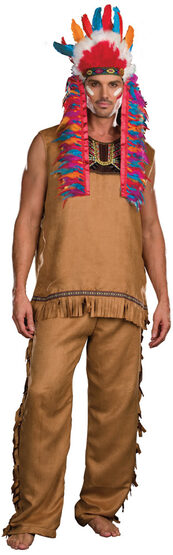 Chief Big Wood Indian Adult Costume