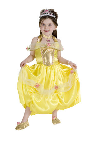 Elegant Princess Belle Kids Costume