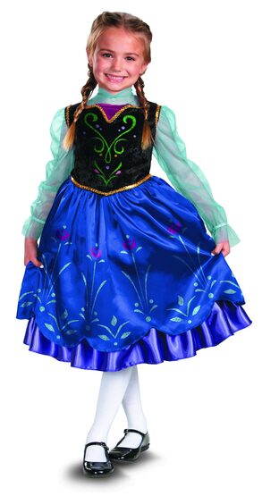 Disney Frozen Princess Anna Kids Costume