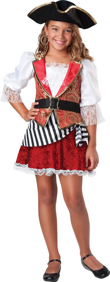 Pretty Pirate Kids Costume