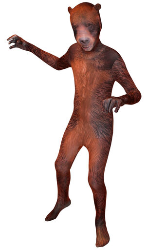 Grizzly Bear Morphsuit Kids Costume